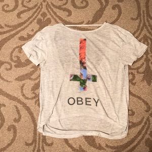 OBEY Open Back tee
